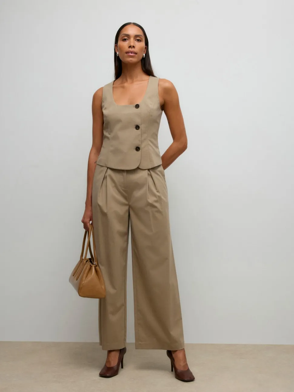 AWAYAH High waist Broek