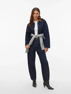 AWEVELINE High rise Barrel fit Jeans