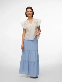AWKEELEY High waist Lange rok