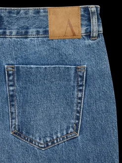 AWRENA Mid rise Wide leg fit Jeans