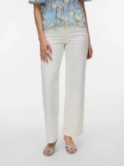 AWRENA Mid rise Wide leg fit Jeans