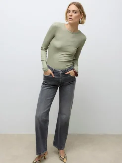 AWVALERIE Mid rise Straight fit Jeans