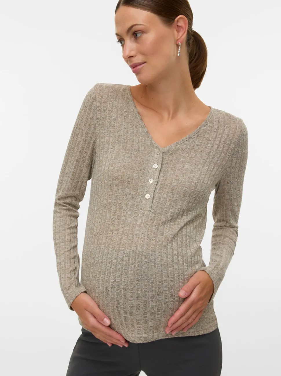 Bodycon fit V-Hals Top