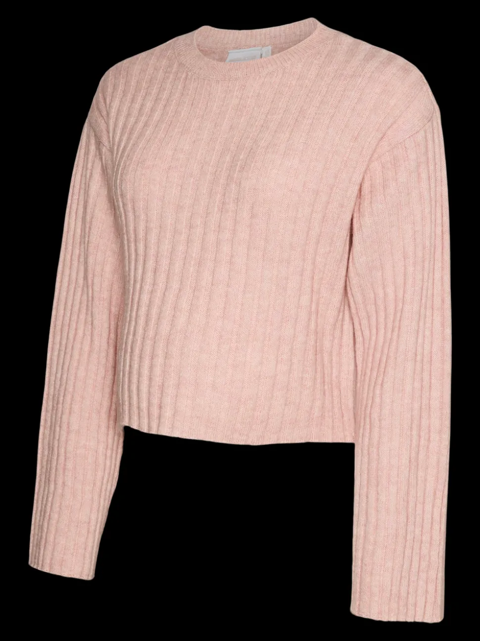 Cropped fit O-hals Pullover