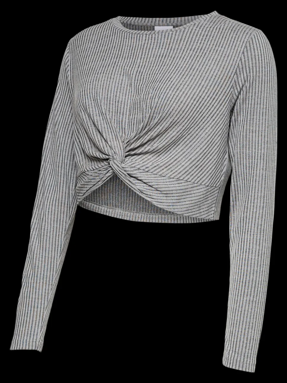 Cropped fit O-hals Top