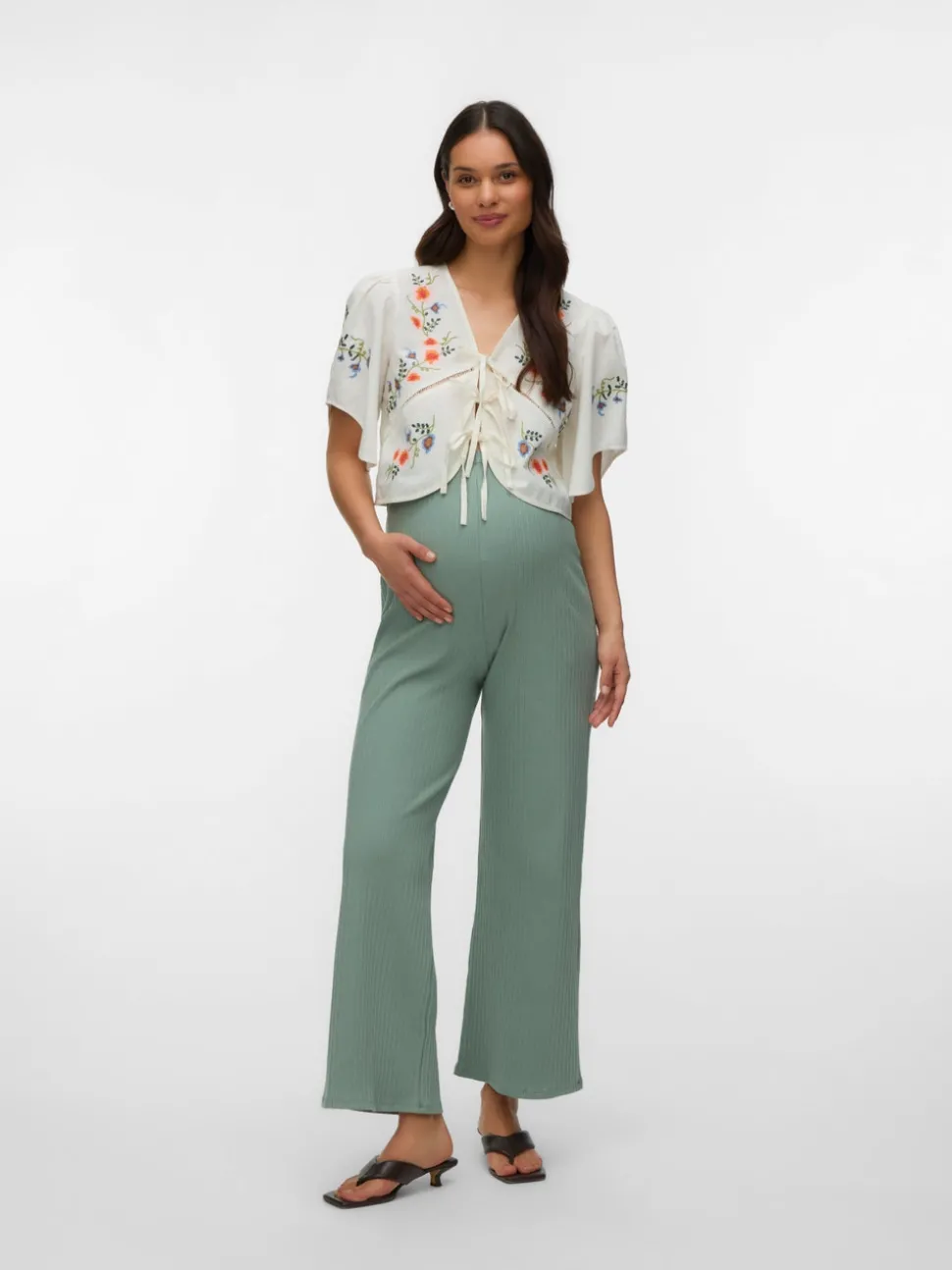 Cropped fit V-Hals Top