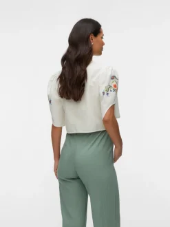 Cropped fit V-Hals Top