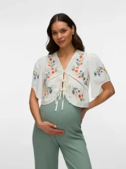 Cropped fit V-Hals Top