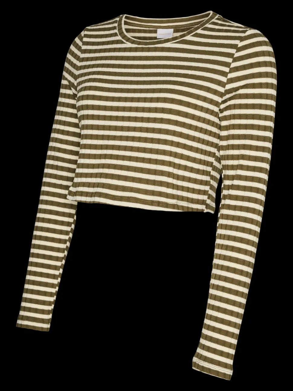 Cropped fit O-hals Top