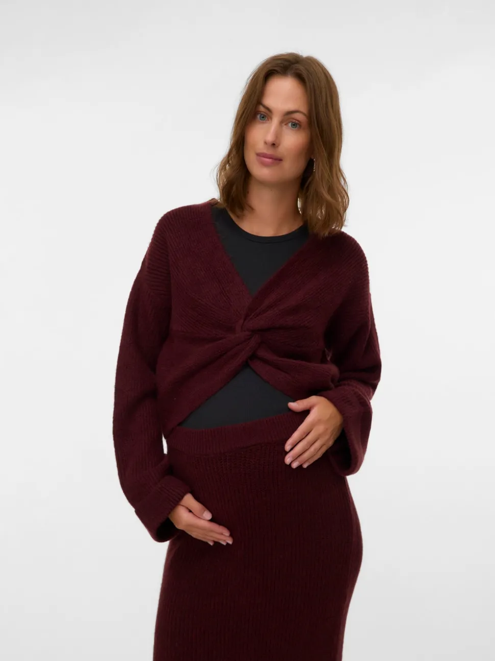 Gebreide Zwangerschaps-pullover