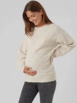 Gebreide Zwangerschaps-pullover