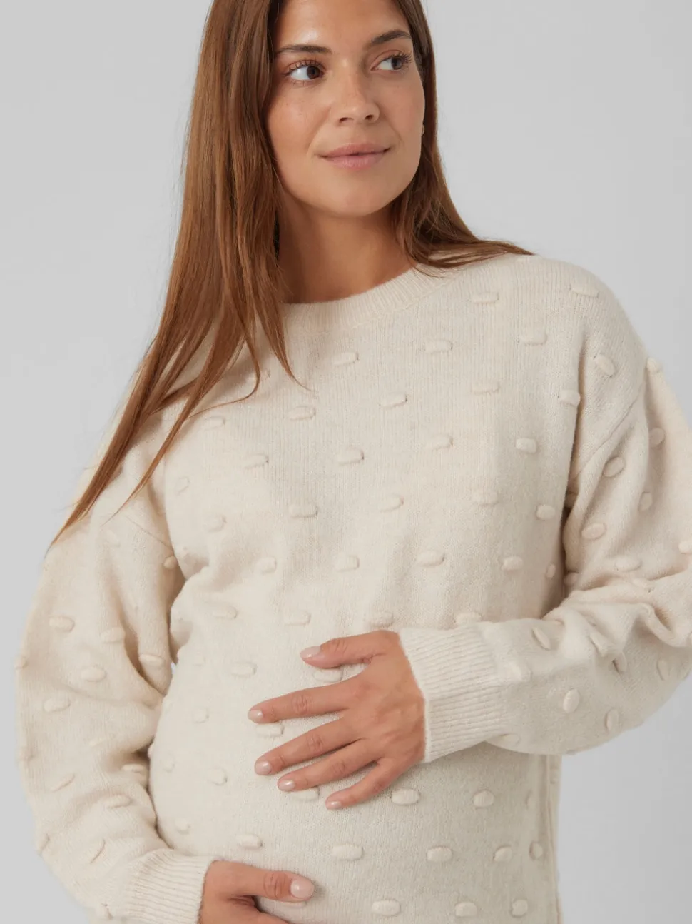Gebreide Zwangerschaps-pullover
