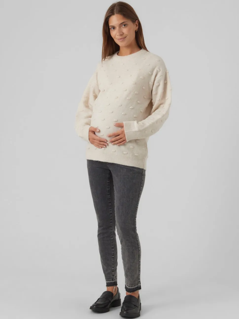 Gebreide Zwangerschaps-pullover