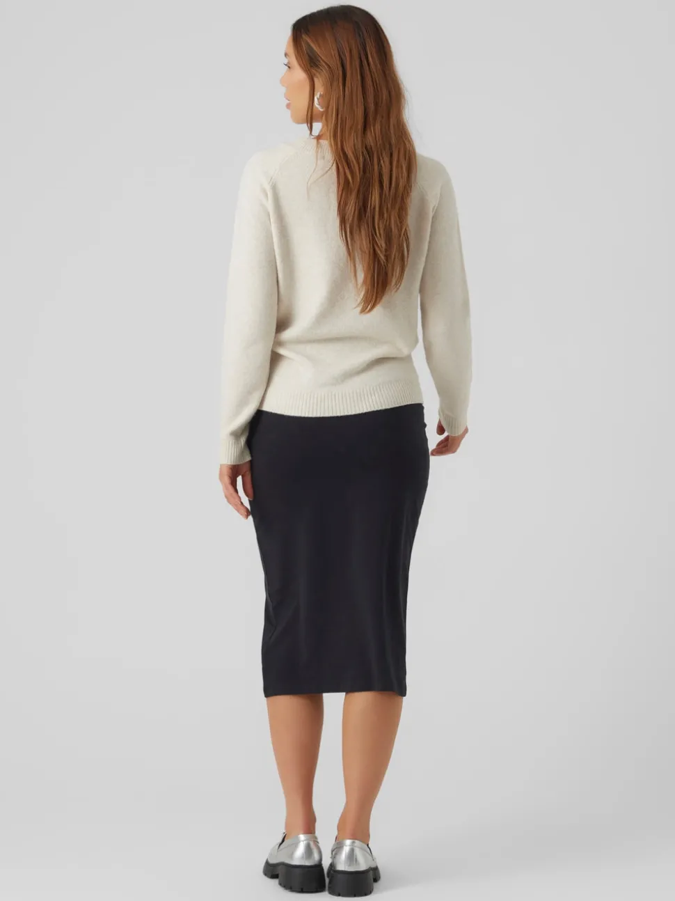 Gebreide Zwangerschaps-pullover