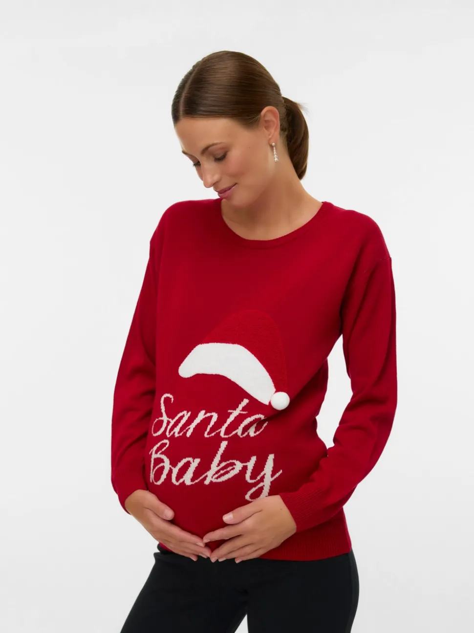 Gebreide Zwangerschaps-pullover