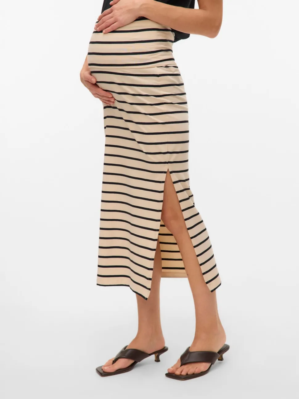 High waist Lange rok