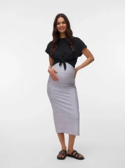 High waist Lange rok