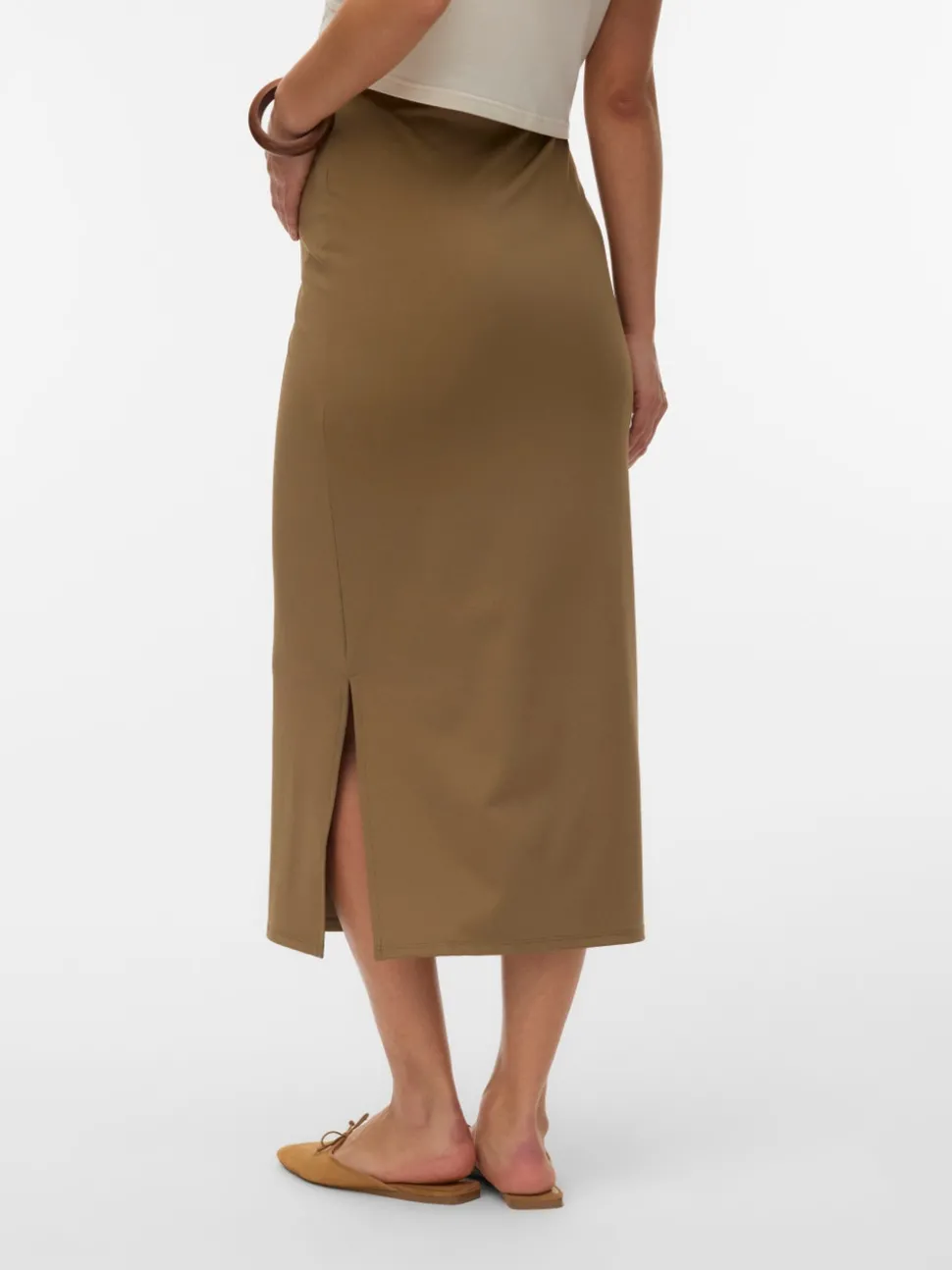 High waist Lange rok