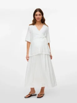 High waist Midi-rok