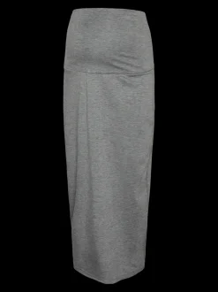 High waist Midi-rok