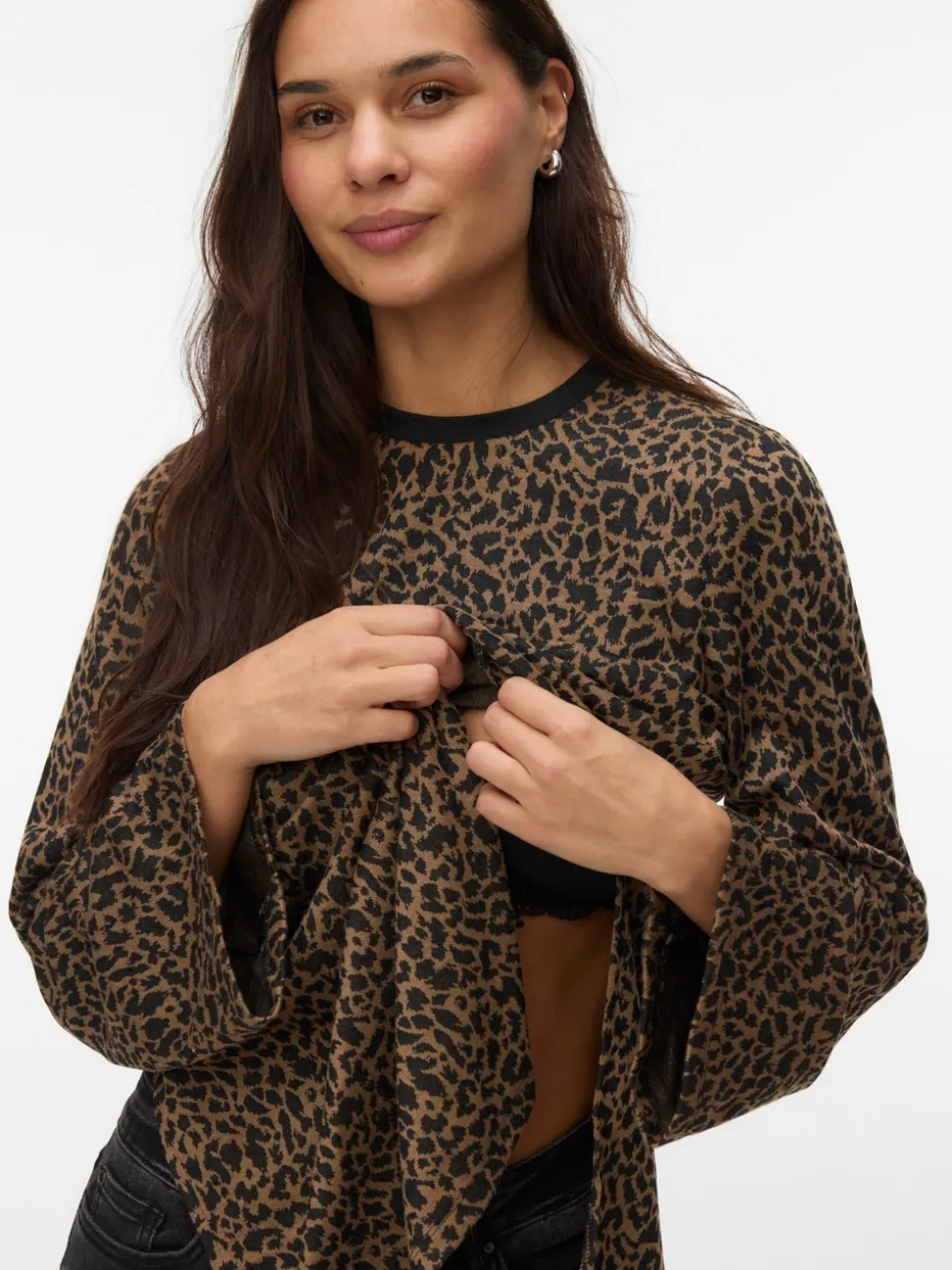 Loose fit O-hals Top