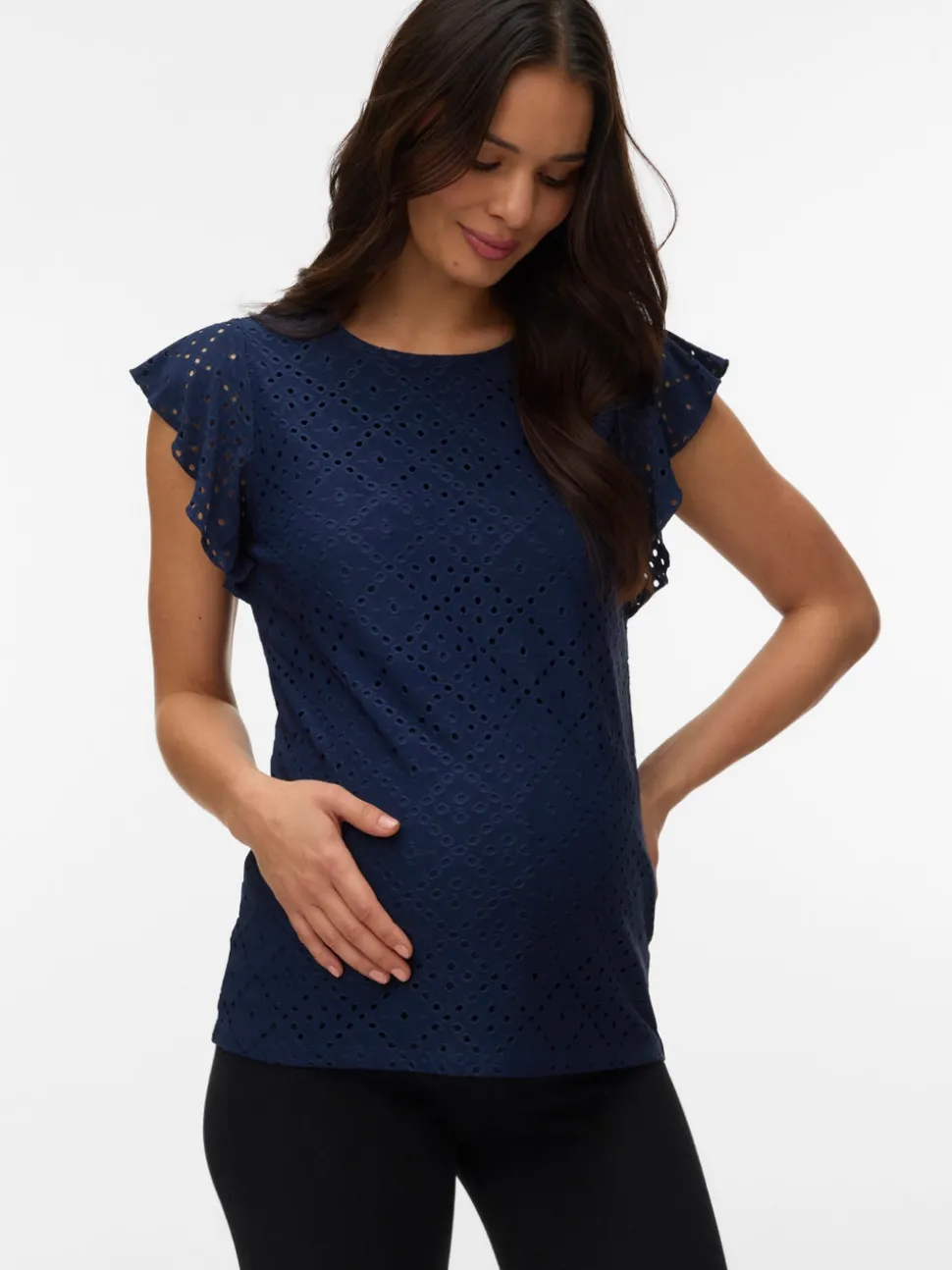 Loose fit O-hals Top