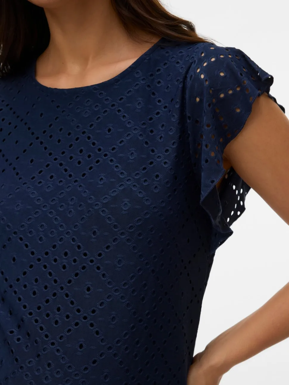 Loose fit O-hals Top