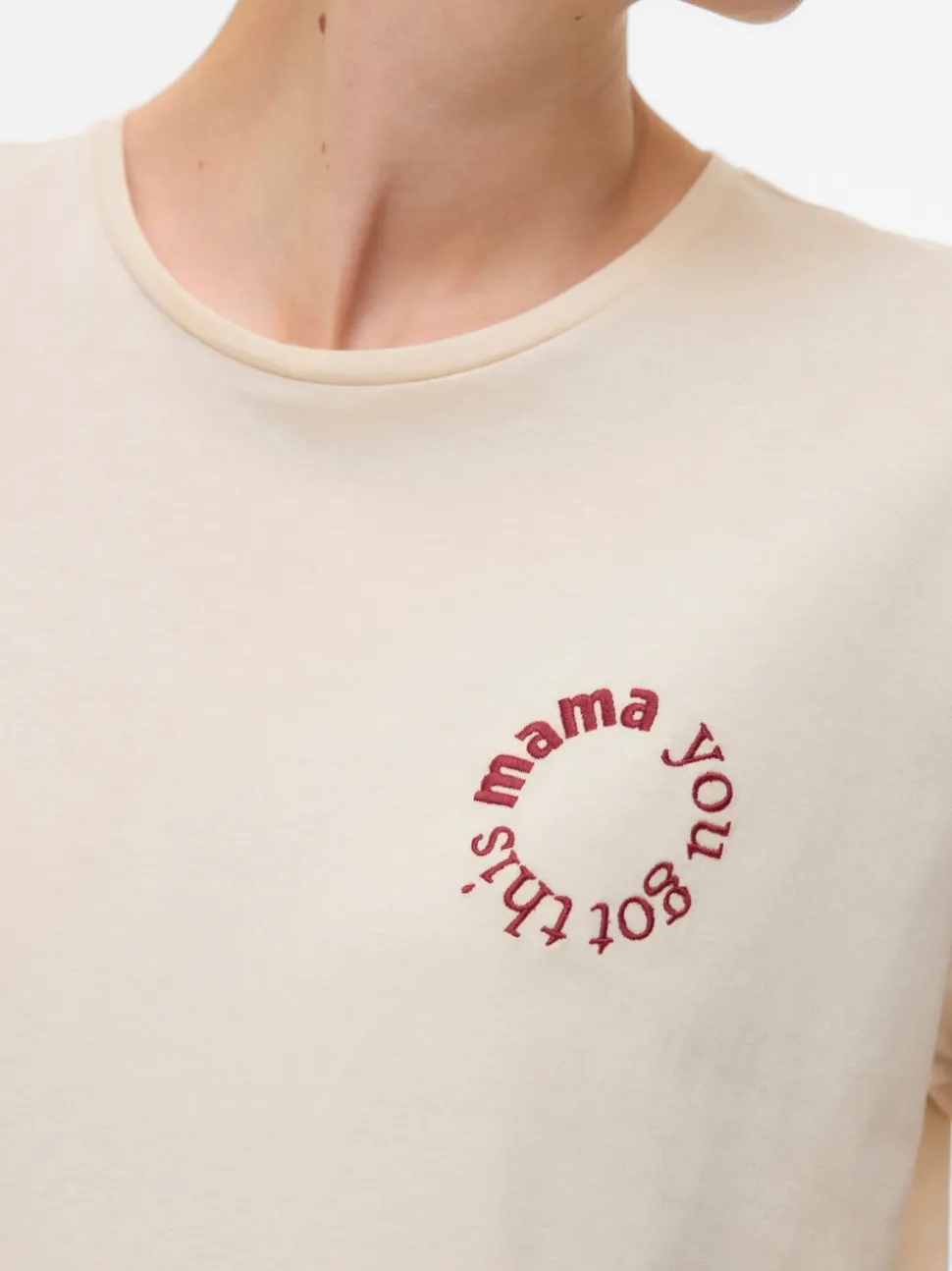 Loose fit O-hals Top