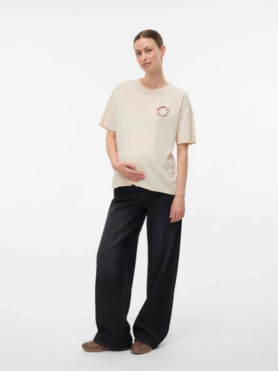 Loose fit O-hals Top