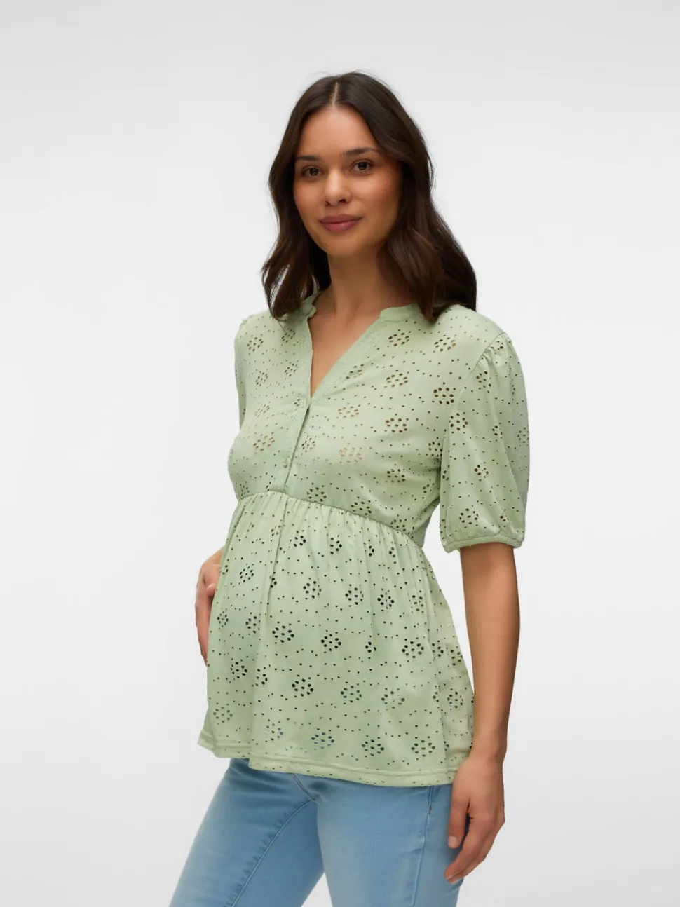 Regular fit Chinese boord Top