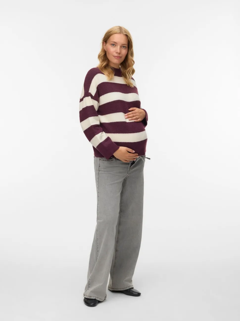 Regular fit Hoge hals Pullover