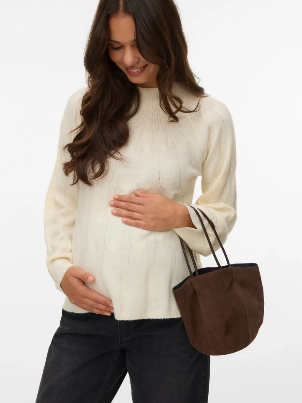 Regular fit Hoge hals Pullover