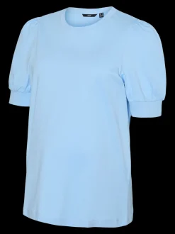 Regular fit O-hals Ballonmouwen T-shirts