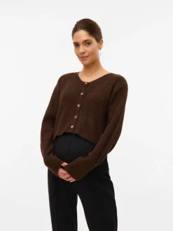 Regular fit O-hals Gebreid vest