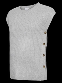 Regular fit O-hals Gebreid gilet