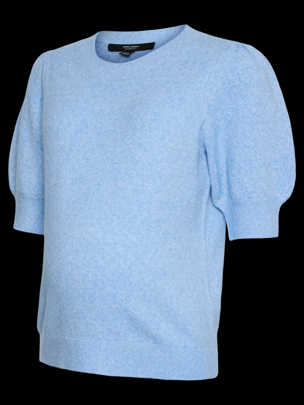 Regular fit O-hals Geribde mouwuiteinden Pullover
