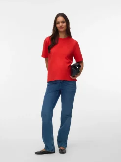 Regular fit O-hals Top