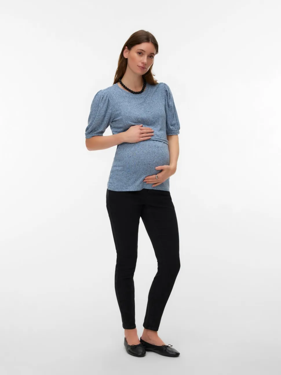 Regular fit O-hals Top