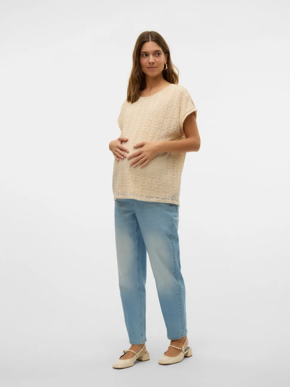 Regular fit O-hals Top