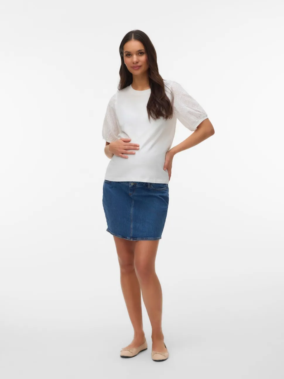 Regular fit O-hals Top