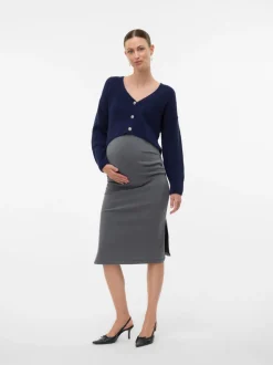 Regular fit V-Hals Gebreid vest