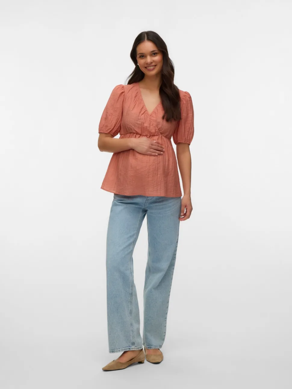 Regular fit V-Hals Top