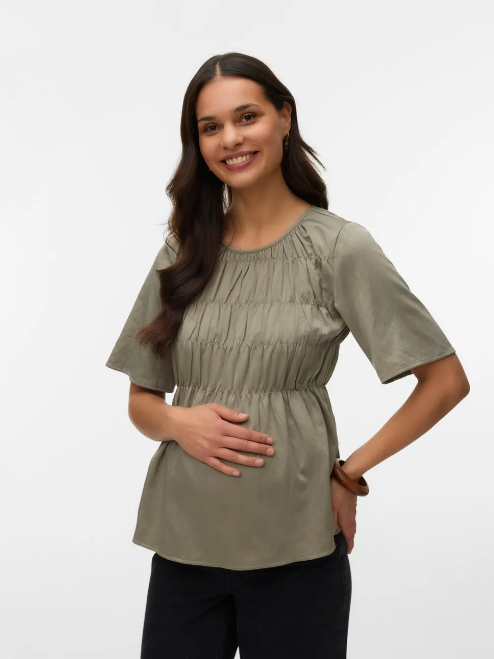 Regular fit O-hals Top