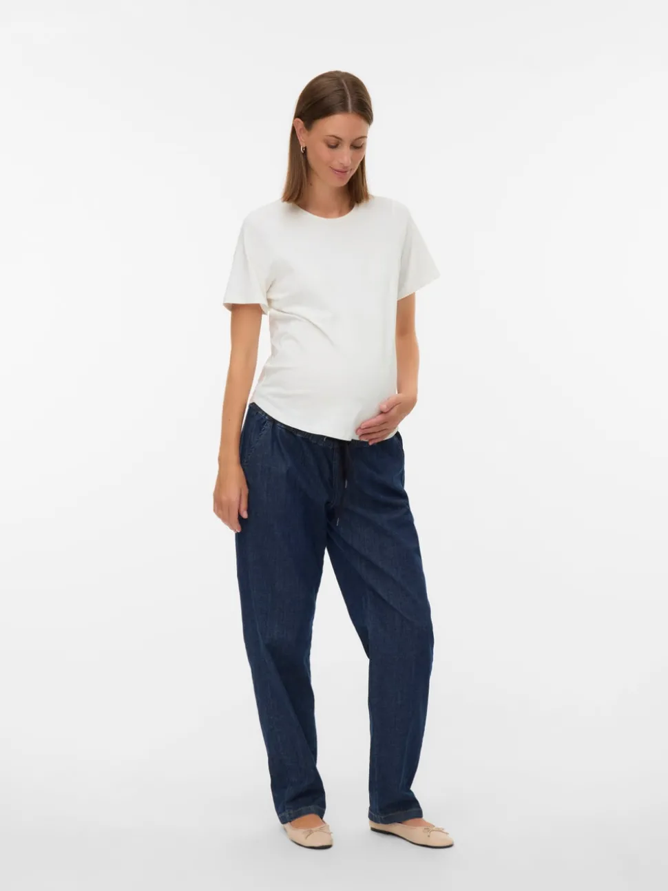 Regular fit O-hals Top