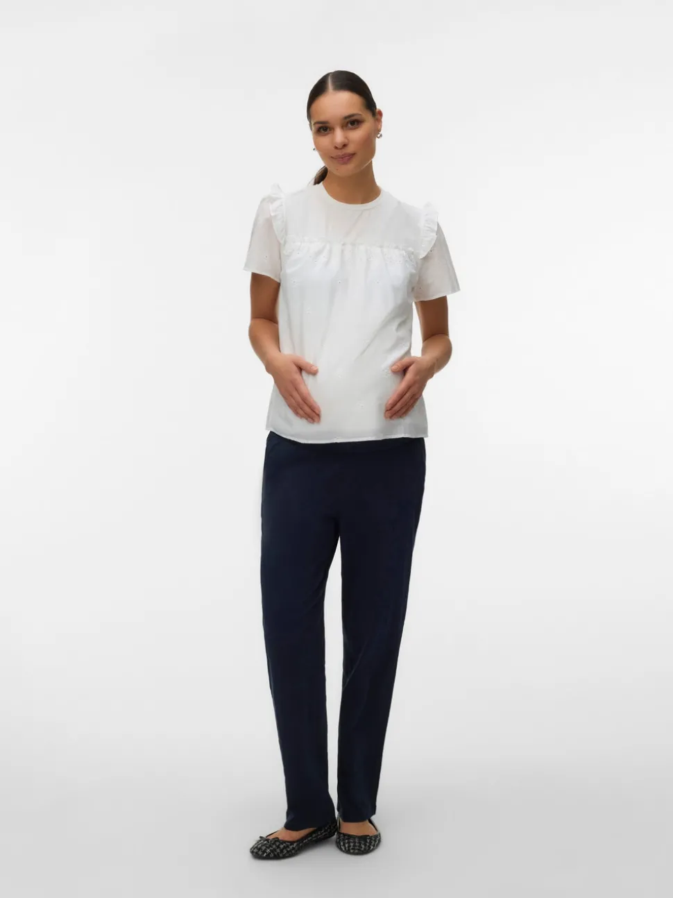 Regular fit O-hals Top