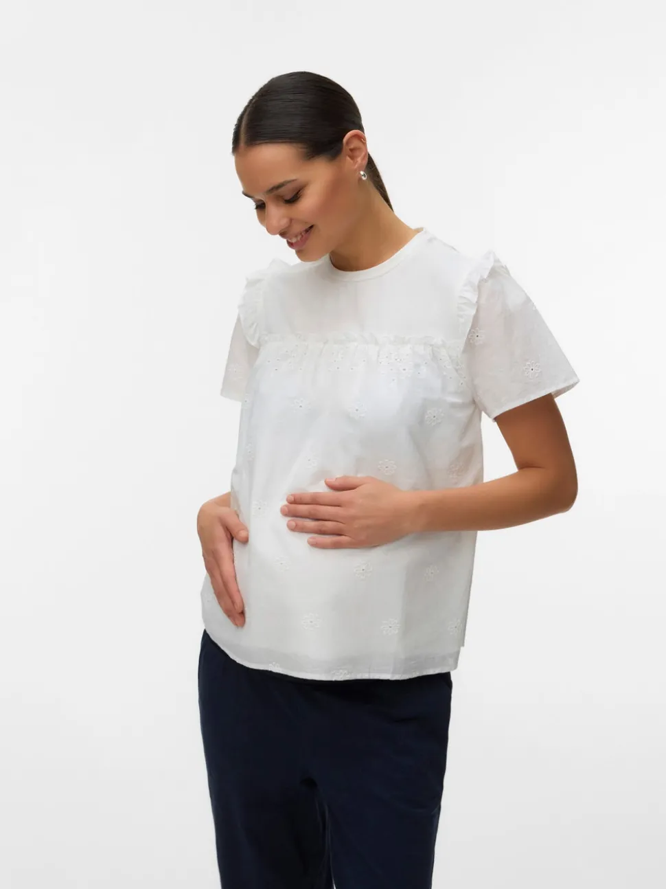 Regular fit O-hals Top