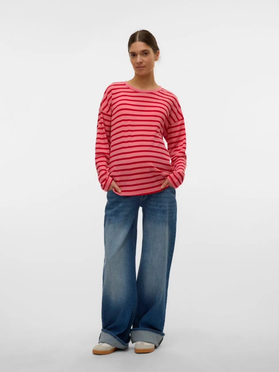 Regular fit O-hals Top