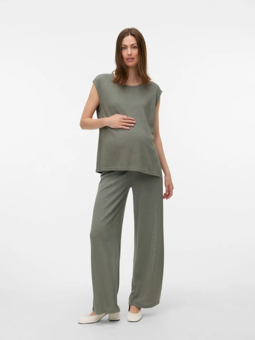 Regular fit O-hals Top