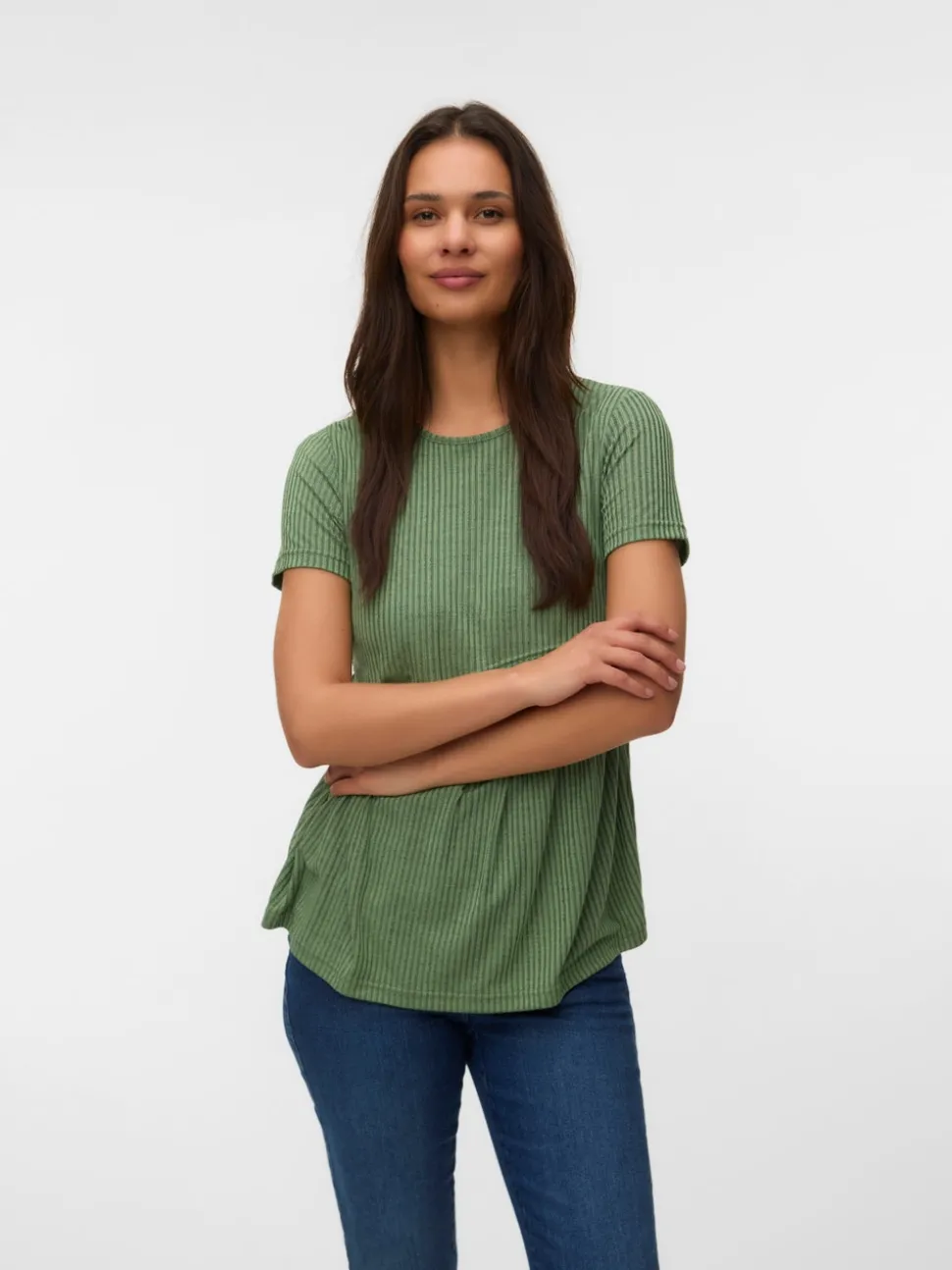 Regular fit O-hals Top