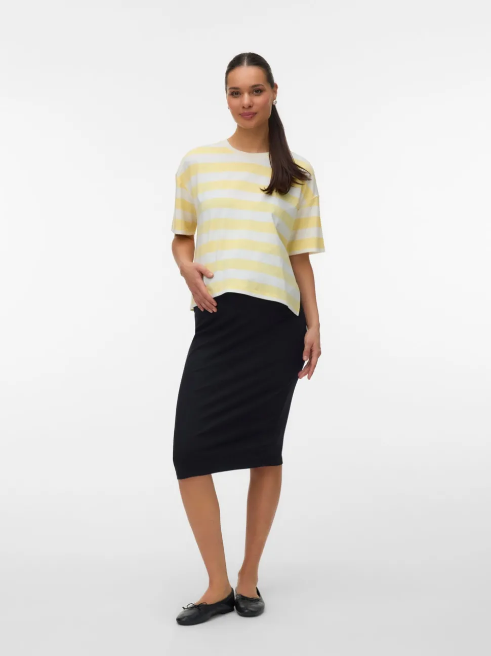 Regular fit O-hals Top